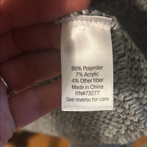 Nine West Gray Leopard Cardigan - Picture 3 of 6